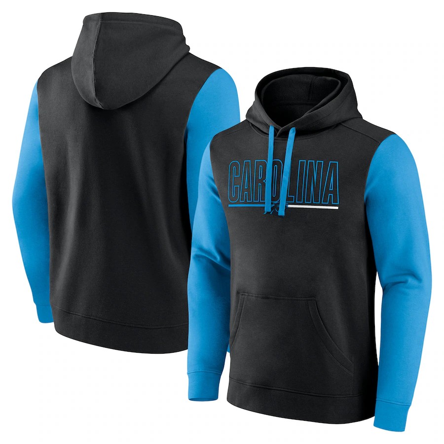 Men Carolina Panthers black style #6 NFL 2024 hoodie